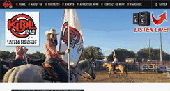 Desktop Screenshot of cattlecountryradio.com